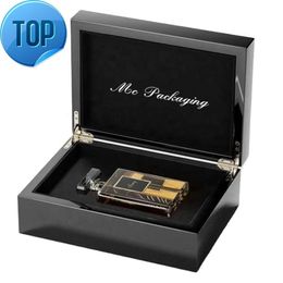 Recyclable Custom Design Creative Luxury Piano Mdf Lacquer Packaging Gift Box Arab Leather Wooden Perfume Box