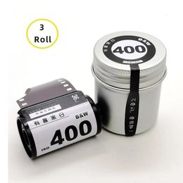 Interesting For ISO 400 135 Format Professional Black and White Film 36 Expre Per Roll Fool Cameras 240106