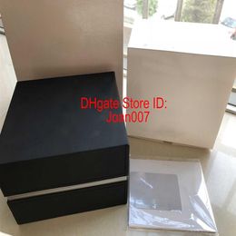 box quality black original box mens womans watches boxes men wristwatch box with certificates for iwc watches boxes317u