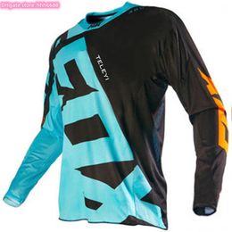 Cx9q 2024 Fashion Tshirt Mountain Bike Suit Foxx Mens Tshirts Motocross Shirt Mtb Downhill Teleyi Enduro Cycling Mountain Dh Maillot Ciclismo Hombre Motorcycle Cyc