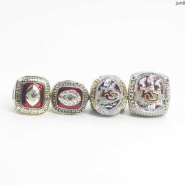 Rings Band 2023 Kansas Chief Super Bowl Champion Ring Set 4 Pieces 1966 1969 2019 2023 Sq3q