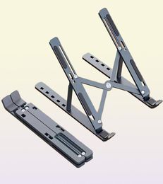 Tablet PC Stands Portable Laptop Stand Foldable Notebook Support Laptop Base Macbook Pro Holder Adjustable Bracket Computer Access8631130