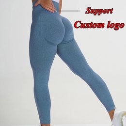 Seamless Yoga Pants Leggings for Fitness High Waist Tights Women Squat Proof Womens Sports Gym Running Workout Trousers 240106