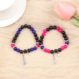 Strand 1Pair Beaded Couple Bracelets Gift For Friends Girl Beads Bracelet Accessories