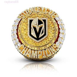 Designer 2023 Ice Hockey Vegas Gold Knight Big Ring Alloy Champion