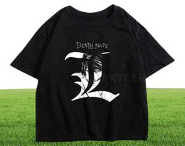 Anime Tshirts Ölüm Notu Misamisa Yagami Light Mikami Teru Manga Baskı Erkekler Kadınlar Harajuku Grunge Estetik Kısa Kol Tshirt G8996146