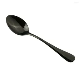 Coffee Scoops Tea Spoons Pack Restaurants Set Stainless Steel Teaspoon Teaspoons Tools 5pcs Black Ice Cream Brand