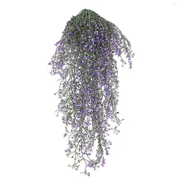 Decorative Flowers 2024 Est Fashion Artificial Plastic Ivy Leaf Garland Plants Vine Foliage Home Decor Hanging