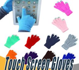 Warm Winter finger Touch Screen Gloves Multi Purpose Unisex Capacitive Christmas Gift For iPhone iPad Smart Phone6069151