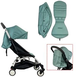 175 Stroller Accessories Canopy Cover Seat Cushion For yoyo2 yoya Sunshade Mattress With Back Zipper Pocket 240106