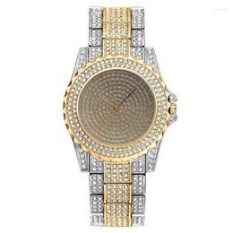 Wristwatches 2024 Diamond Studded Starry Women Watch Round Small Alloy Campus Simple Fashion Quartz Watches Exquisite Luxury Student