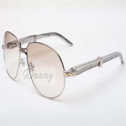 Factory Outlet New Large Sunglasses Stylish Casual Men & Women Diamond Metal Legs Sunglasses 566 Advanced Sunglasses Size 61-16-333M