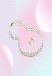 Charming 78mm South Seas White Pearl Necklace 18 Inch 14k Gold Clasp 6559633