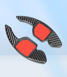 Steering Wheel Covers Pair Of Carbon Fibre Paddle Shifter Cover Fit For A3 A4L 201320223457661