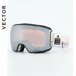 OTG Ski Goggles Snow Glasses Men UV400 Antifog Coatings Snowmobile Snowboard Skiing Women Sunglasses Outdoor Winter Sport 240106