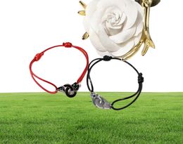 Women and man size bracelet Handmade Rope Titanium Stainless Steel manacle for dinhvan wish meaning jewe2647310