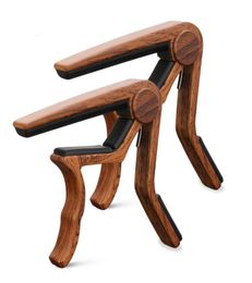 Guitar capo wooden acoustic Folk classical guitar capo for electric bass UKULELE 2231290