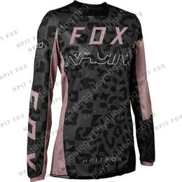 2024 Fashion T-shirt Mountain Bike Suit Foxx Men's T-shirts Cross Country Mountain Women Downhill Dh Bmx Mtb Racing Motocross Cycling Ladies X6zo