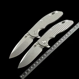 Hinderer XM18 Manico in titanio Cuscinetto in ceramica Mark 20CV Coltello pieghevole Fisher Caccia da campeggio esterna Coltello tascabile EDC Migliore qualità