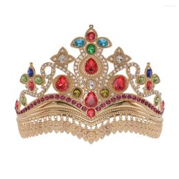 Hair Clips European And American Ethnic Dance Address Vintage Alloy Leaves Crown Bohemian Performance Accessories