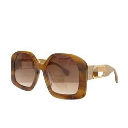 Óculos de sol para mulheres designer F40048U festa retro acetato mulheres óculos de sol para mulheres homens marca designer futurista quadrado estranho para óculos de sol uv caso de óculos