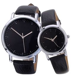 Couple Watches Men Women Wristwatch Lover Sets Backwards Running Anticlockwise Watch