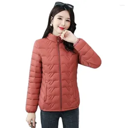 Women's Trench Coats Ladies' Winter Thin Ins Cotton-padded Jacket European And American Style Middle-aged Elderly Fashion Slim Coat Tide