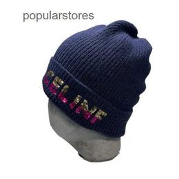 CELINF Autumn/Winter Knitted Hat Big Brand Designer Beanie Caps Stacked Hat Baotou Letter Ribbed Woolen Hat HH6E