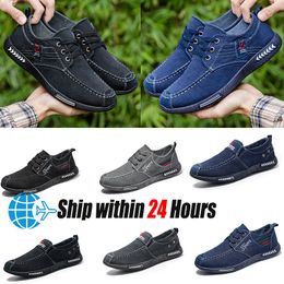 Men Breathable Casual Shoes Hombre Jeans Canvas Shoes Fashion Flats Loafer Espadrilles Men Soft Sole Sneakers 39-44