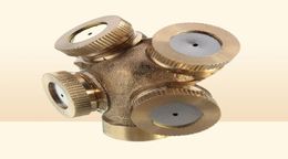 Hole Adjustable Brass Spray Misting Nozzle Garden Sprinkler Irrigation Fitting Watering Equipments2005713