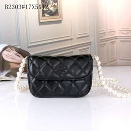 Fsahion Designer Shoulder Bag Luxury Handbag Chain Bag Clutch Plate Women Plaid Velvet Line Wallet Double Letter Solid High Waist Square Stripe B2303