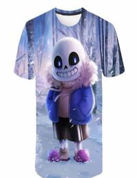 top Summer Fashion Skeleton Brother Tshirt Game undertale sans Kids 3D Printed Cartoon T shirt For Boys Girls Children po3577121