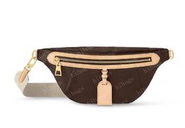 2023 High Rise Bumbag Designer Waist Bag Fanny pack Brown Flower Mens Bags Leather Crossbody Purses