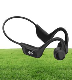 VG09 VG02 Bone Conduction Headphones Wireless Digital Bluetooth Earphones 3D Bass Outdoors Waterproof Sports Headset MD044603380