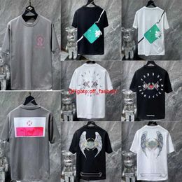 2024 fashion summer T shirt designer brand Ch classic magic cross red horseshoe long-sleeved men and women AYVR