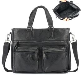Briefcases Scione Men's Shoulder Bag Nylon Material British Casual Fashion School Style High Quality Multi-function Large Capacity