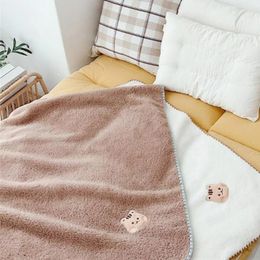 Blankets Born Baby Blanket Infant Children Nap Soft Bear Swaddle Wrap Bedding Stroller Cover 90X130CM