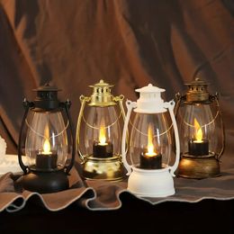 LED Vintage Mini Lantern, Portable Night Light, Christmas Ambient Light, For Party Festive Decoration (AAA Battery Powered, No Battery)