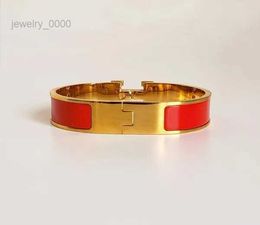 Designer Bracelet 18K Gold Men for Women Cuff Valentine's 12MM Wide With Gift Bag 20 Colour VVTZ