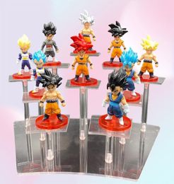 Storage Bottles Anime Action Mini Figures Acrylic Display Rack Cupcake Dessert Earring Jewelry Stand Holder Model Toy Perfume Shel2697256