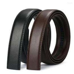 Belts 3.5cm Men's Automatic Buckle Belt Business Casual Leather High Quality Suit Pants No