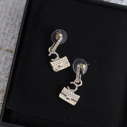 Fashion Bag Earrings Designer Brand Earring Letter For Women Gold Charm Earring for Wedding Jewellery