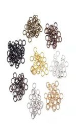 Whole Open and close Metal Jump Rings 925 Sterling Silver Split Rings Connectors For DIY Jewelry Findings262M5063450