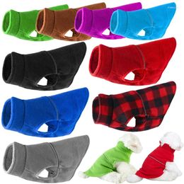 Dog Apparel Warm Winter Clothes 10 Colours Fleece Puppy Hoodies Pullover Coat Jacket For Small Medium Dogs Chihuahua Hoody Sweatshirt