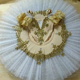 Stage Wear Ballet Dress Children's Champagne Performance Competition