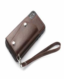 Fashion ID Card Slot Wallet Leather Back Cases For Iphone 13 12 11 Pro Max XS XR 8 7 6 Cash Magnetic Cover Holder Purse Pouch Luxu1554636