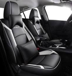 xury quality Car Seat Cover for Mazda 3 Axela 2014 2015 2016 2017 2018 2019 leather fit Four Seasons Auto Styling Accessories8979240