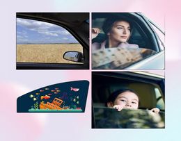 Shade High Quality Car Sunscreen Curtain And Heat Insulation Sunshade Sun Visor Side Window Magnetic Retractable2690279