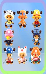 30cm Anime One Piece Chopper Cosplay Sabo Sanji Soft Plush Toys Party Decorations Cartoon Stuffed Dolls Xmas Gift for Kids2419293