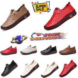 Women Loafers Pu Leather Shoes for Women Casual Ladies Non-Slip Comfortable Mother Shoes Fashion Sneakers size 35-43